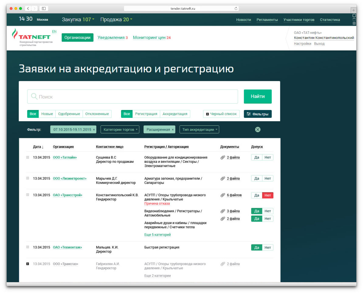 Конкурсный портал проектов строительства «Татнефти» - 1